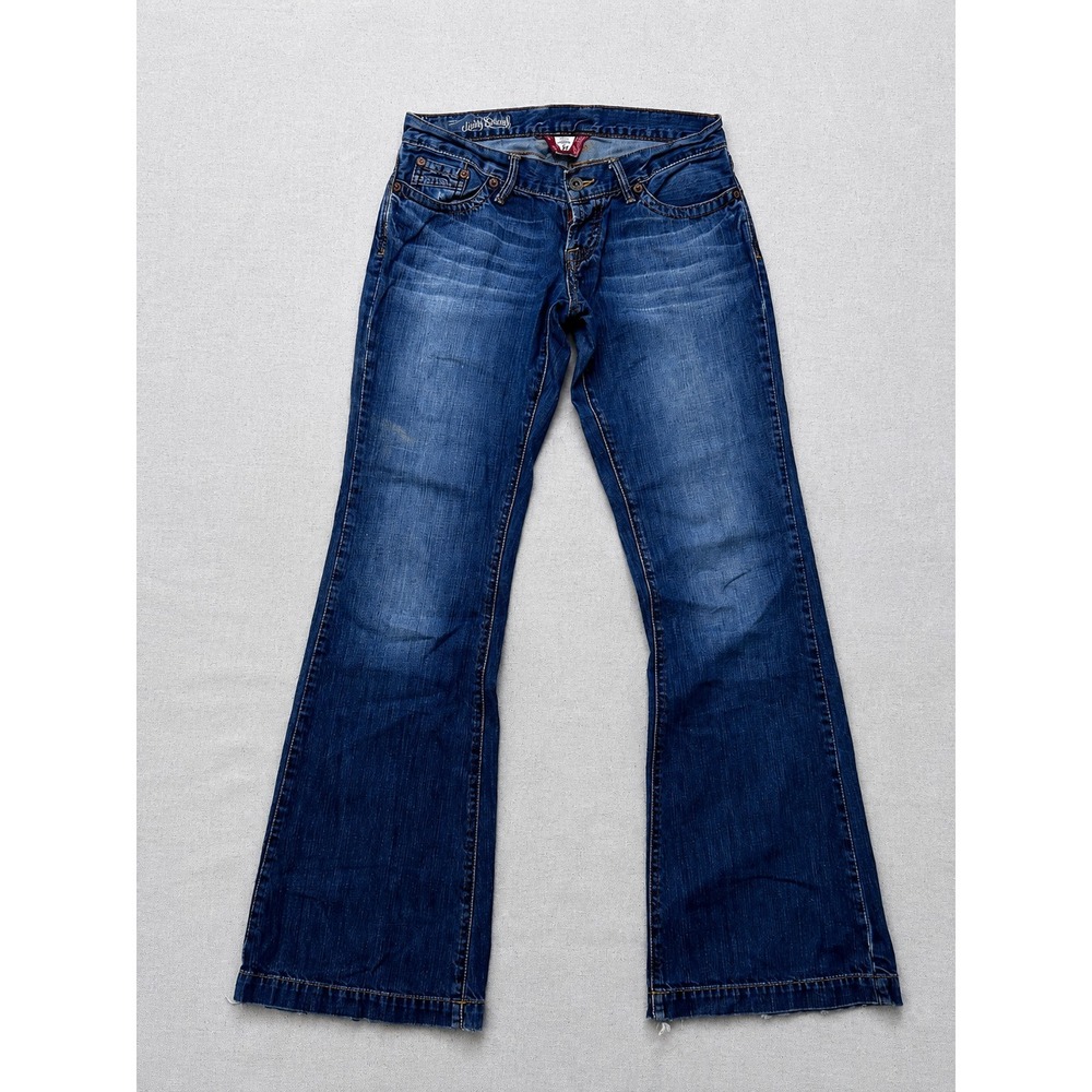 Y2K Lucky Brand Jeans Womens 4 / 27 Long Inseam Low Rise Button Fly Vintage